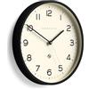 Newgate® Number Three Echo Orologio a parete | Orologio a tondo moderno | 37cm | Nero | Numeri facili da leggere | Ideale per cucina, soggiorno o ufficio