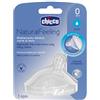 Chicco Naturalfeeling Tettarella, 0 Mesi +, Flusso Lento