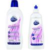 CARE + PROTECT Pacchetto per la pulizia della lavastoviglie, set di detergenti: gel sgrassatore neutralizzatore di odori extra potente Detergente, 750 ml, brillantante universale Ultra Shine, 500 ml.