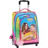 NINNA e MATTI Zaino Trolley con Ruote e Asta Telescopica, Linea Scuola 2025-2026, 45 x 34,5 x 21 cm