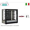 CANTINETTA-TECA per VINI capacit 48 bottiglie ORIZZONTALI, Statica-Ventilata, 4 Lati Vetro, dim.mm.874x568x910h