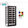 TECA per VINI con TELAIO A CORNICE in LEGNO nei colori RAL20, VETRI SU TUTTI I LATI, cap.112 bottiglie INCLINATE,Freddo STATICO o VENTILATO, temp.+4 +16C, per VINI BIANCHI o ROSSI, V.230 1,Kw.0,32,Peso 155 Kg,dim.mm.874x568x1865h