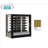 TECA per VINI con TELAIO A CORNICE in LEGNO MDF NON VERNICIATO, VETRI SU TUTTI I LATI, cap.48 bottiglie ORIZZONTALI, Freddo STATICO o VENTILATO, temp+4 +16C per VINI BIANCHI o ROSSI, porte sui 2 fronti,V.230 1,Kw.0,12,Peso 73 Kg,dim.mm.874x568x910h