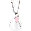 MAMIJUX Chiama Angeli Piedini Mamma Idea Regalo Gravidanza Collana Donna Richiamo degli Angeli Catenina Acciaio