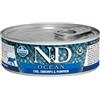 Farmina N&D Ocean Zucca Merluzzo Gamberetti 70g Lattina