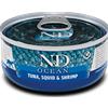 Farmina N&D Ocean Tonno Calamaro Gamberetti 70g Lattina