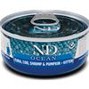 Farmina N&D Ocean Kitten Tonno Gamberetti 70g Lattina