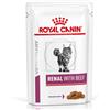 ROYAL CANIN 12x85g Royal Canin Renal Manzo - Cibo Umido per Gatti