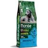 Monge Bwild Secco Cane Adulto Acciughe Patate Piselli 12kg