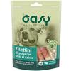 Oasy Filettini di Pollo con Ossi al Calcio Snack Cani 100 Gr