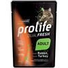 Prolife Dual Fresh Adult Coniglio e Tacchino 85g - Cibo Umido per Gatti