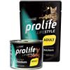 Prolife Lifestyle Adult Pollo 85g - Cibo Umido per Gatti