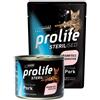Prolife Sterilised Grain Free Sensitive Maiale 85g - Cibo Umido per Gatti Sterilizzati