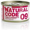 Natural Code 09 Tonno e Gamberetti 85g Umido per Gatti