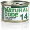 Natural Code 14 Tonno e Verdure 85g Umido per Gatti