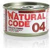 Natural Code 04 Pollo e Tonno 85g Umido per Gatti
