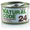 Natural Code 24 Tonno Manzo e Verdure 85g Umido per Gatti