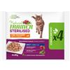 Natural Trainer Sterilised con Tacchino 4x85g - Gatti Adulti Sterilizzati