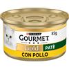 PURINA Gourmet Gold Patè con Pollo 85g - Cibo Umido per Gatti