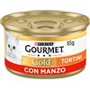PURINA Gourmet Gold Tortini con Manzo 85g - Cibo Umido per Gatti
