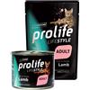 Prolife Lifestyle Adult Agnello 85g - Cibo Umido per Gatti