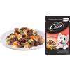 Cesar Le Delizie del Giorno Manzo e Verdure 100g - Cibo Umido per Cani