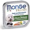 Monge Fresh Paté con Bocconcini con Pollo e Verdure 100g - Cane