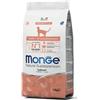 Monge Natural Superpremium Adult Salmone 1,5kg Crocchette per Gatti