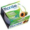 Monge Fruits Tonno con Papaya 80g - Cibo Umido per Gatti