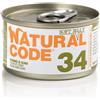 Natural Code 34 Tonno e Kiwi 85g Umido per Gatti