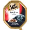 Sheba Selezione in Salsa con Succulento Manzo e Tacchino 85gr