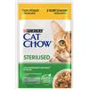 Cat Chow Sterilised con Pollo e Melanzane in Salsa 85g - Gatto Sterilizzato