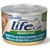 Life Cat Natural Le Ricette Tonno e Pesce Azzurro 150g - Cibo Umido per Gatti
