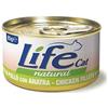 Life Cat Natural Filetti di Pollo con Anatra 85g - Cibo Umido per Gatti