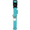 Zolux Guinzaglieria Mac Leather Turchese 20mm - Collare Regolabile Cane