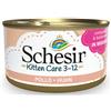 Schesir Kitten Care Mousse Pollo 85g - Cibo Umido per Gatti Cuccioli