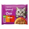 WHISKAS 4x85g Whiskas Duo Mix in Gelatina