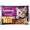 WHISKAS 4x85g Whiskas Pure Delight Delicatezze in Gelatina