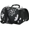 Zolux Flower S - Borsa Trasportino per Cane o Gatto Nero