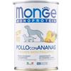 Monge Monoprotein Solo Pollo e Ananas 400g - Cibo Umido per Cani