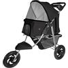 Camon Passeggino per Cani a 3 Ruote Nero