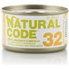 Natural Code 32 Tonno Amaranto e Mirtillo in Jelly 85g Umido per Gatti