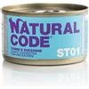 Natural Code ST01 Tonno e Zucchine 85g - Cibo Umido per Gatti Sterilizzati