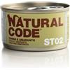 Natural Code ST02 Tonno e Amaranto 85g Umido per Gatti Sterilizzati