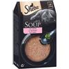 Sheba Soup con Salmone 4X40g Cibo Umido per Gatti