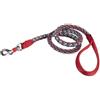 Camon Guinzaglio Intrecciato da Conduzione REFLEX - 15mm x 1100mm (Rosso/Nero)