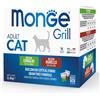 MONGE 12x85g Monge Grill Grain Free Coniglio e Agnello - Gatto