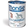 Monge Monoprotein Solo Agnello 400g - Cibo Umido per Cani