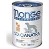 Monge Monoprotein Solo Anatra 400g - Cibo Umido per Cani