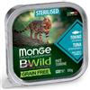 Monge Bwild Grain Free Sterilised con Tonno 100g - Umido Gatto